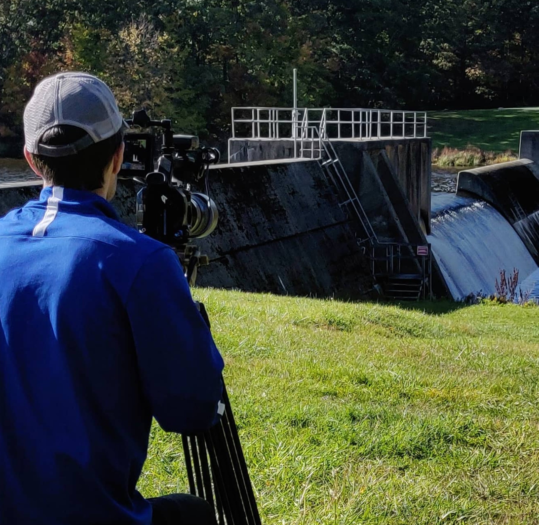 Mark filming